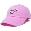 imageDALIX Helicopter Embroidered Dad Cap Cotton Baseball Hat MensLight Pink