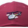 imageDALIX Helicopter Embroidered Dad Cap Cotton Baseball Hat MensMaroon