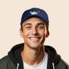 imageDALIX Helicopter Embroidered Dad Cap Cotton Baseball Hat MensNavy Blue