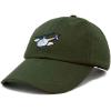 imageDALIX Helicopter Embroidered Dad Cap Cotton Baseball Hat MensOlive