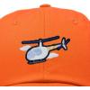 imageDALIX Helicopter Embroidered Dad Cap Cotton Baseball Hat MensOrange