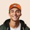 imageDALIX Helicopter Embroidered Dad Cap Cotton Baseball Hat MensOrange