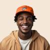 imageDALIX Helicopter Embroidered Dad Cap Cotton Baseball Hat MensOrange