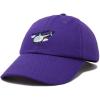 imageDALIX Helicopter Embroidered Dad Cap Cotton Baseball Hat MensPurple