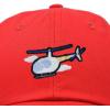 imageDALIX Helicopter Embroidered Dad Cap Cotton Baseball Hat MensRed