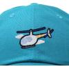imageDALIX Helicopter Embroidered Dad Cap Cotton Baseball Hat MensTeal