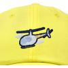 imageDALIX Helicopter Embroidered Dad Cap Cotton Baseball Hat MensYellow
