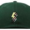 imageDALIX Lightning Embroidered Bolt Dad Hat Cotton Baseball Cap Adjustable MensDark Green