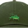 imageNature Outdoors Grasshopper Baseball Cap Embroidered HatOlive