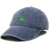 imageNature Outdoors Grasshopper Baseball Cap Embroidered HatWashed Navy Blue