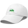 imageNature Outdoors Grasshopper Baseball Cap Embroidered HatWhite