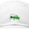 imageNature Outdoors Grasshopper Baseball Cap Embroidered HatWhite