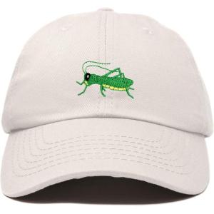 imageNature Outdoors Grasshopper Baseball Cap Embroidered HatBeige