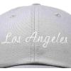imageDALIX Los Angeles Embroidered Cotton Dad Cap Summer LA Baseball HatGray