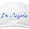 imageDALIX Los Angeles Embroidered Cotton Dad Cap Summer LA Baseball HatWhite