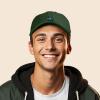 imageDALIX Chameleon Cap Embroidered Mens Cotton Dad Hat Baseball HatDark Green