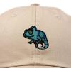 imageDALIX Chameleon Cap Embroidered Mens Cotton Dad Hat Baseball HatKhaki