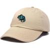 imageDALIX Chameleon Cap Embroidered Mens Cotton Dad Hat Baseball HatKhaki