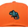 imageDALIX Chameleon Cap Embroidered Mens Cotton Dad Hat Baseball HatOrange