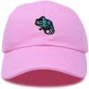 imageDALIX Chameleon Cap Embroidered Mens Cotton Dad Hat Baseball HatLight Pink