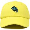 imageDALIX Chameleon Cap Embroidered Mens Cotton Dad Hat Baseball HatYellow