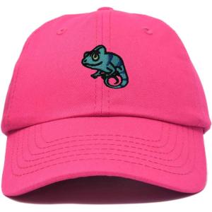 imageDALIX Chameleon Cap Embroidered Mens Cotton Dad Hat Baseball HatHot Pink