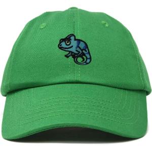 imageDALIX Chameleon Cap Embroidered Mens Cotton Dad Hat Baseball HatKelly Green