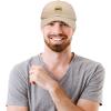 imageDALIX Hamburger Hat Cheeseburger Dad Baseball Cap GiftKhaki