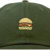 imageDALIX Hamburger Hat Cheeseburger Dad Baseball Cap GiftOlive