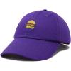 imageDALIX Hamburger Hat Cheeseburger Dad Baseball Cap GiftPurple