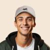imageDALIX Jet Fighter Embroidered Cap Cotton Baseball Hat Airplane Jet MenBeige