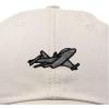 imageDALIX Jet Fighter Embroidered Cap Cotton Baseball Hat Airplane Jet MenBeige