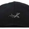 imageDALIX Jet Fighter Embroidered Cap Cotton Baseball Hat Airplane Jet MenBlack