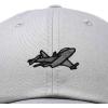 imageDALIX Jet Fighter Embroidered Cap Cotton Baseball Hat Airplane Jet MenGray