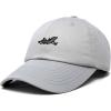 imageDALIX Jet Fighter Embroidered Cap Cotton Baseball Hat Airplane Jet MenGray