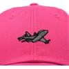 imageDALIX Jet Fighter Embroidered Cap Cotton Baseball Hat Airplane Jet MenHot Pink