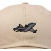 imageDALIX Jet Fighter Embroidered Cap Cotton Baseball Hat Airplane Jet MenKhaki