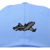 imageDALIX Jet Fighter Embroidered Cap Cotton Baseball Hat Airplane Jet MenLight Blue
