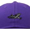 imageDALIX Jet Fighter Embroidered Cap Cotton Baseball Hat Airplane Jet MenPurple