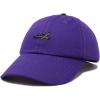imageDALIX Jet Fighter Embroidered Cap Cotton Baseball Hat Airplane Jet MenPurple