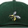 imageNature Wasp Hat Mens Womens Embroidered Baseball CapDark Green