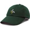 imageNature Wasp Hat Mens Womens Embroidered Baseball CapDark Green