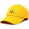 imageNature Wasp Hat Mens Womens Embroidered Baseball CapGold