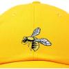 imageNature Wasp Hat Mens Womens Embroidered Baseball CapGold