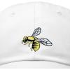 imageNature Wasp Hat Mens Womens Embroidered Baseball CapWhite