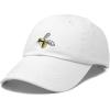 imageNature Wasp Hat Mens Womens Embroidered Baseball CapWhite