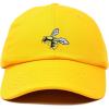 imageNature Wasp Hat Mens Womens Embroidered Baseball CapGold