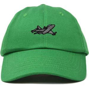 imageDALIX Jet Fighter Embroidered Cap Cotton Baseball Hat Airplane Jet MenKelly Green