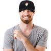 imageDALIX Urban Santa Hat Mens Womens Baseball CapBlack