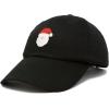 imageDALIX Urban Santa Hat Mens Womens Baseball CapBlack